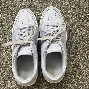 Airforce 1 sage low oxygen purple platform